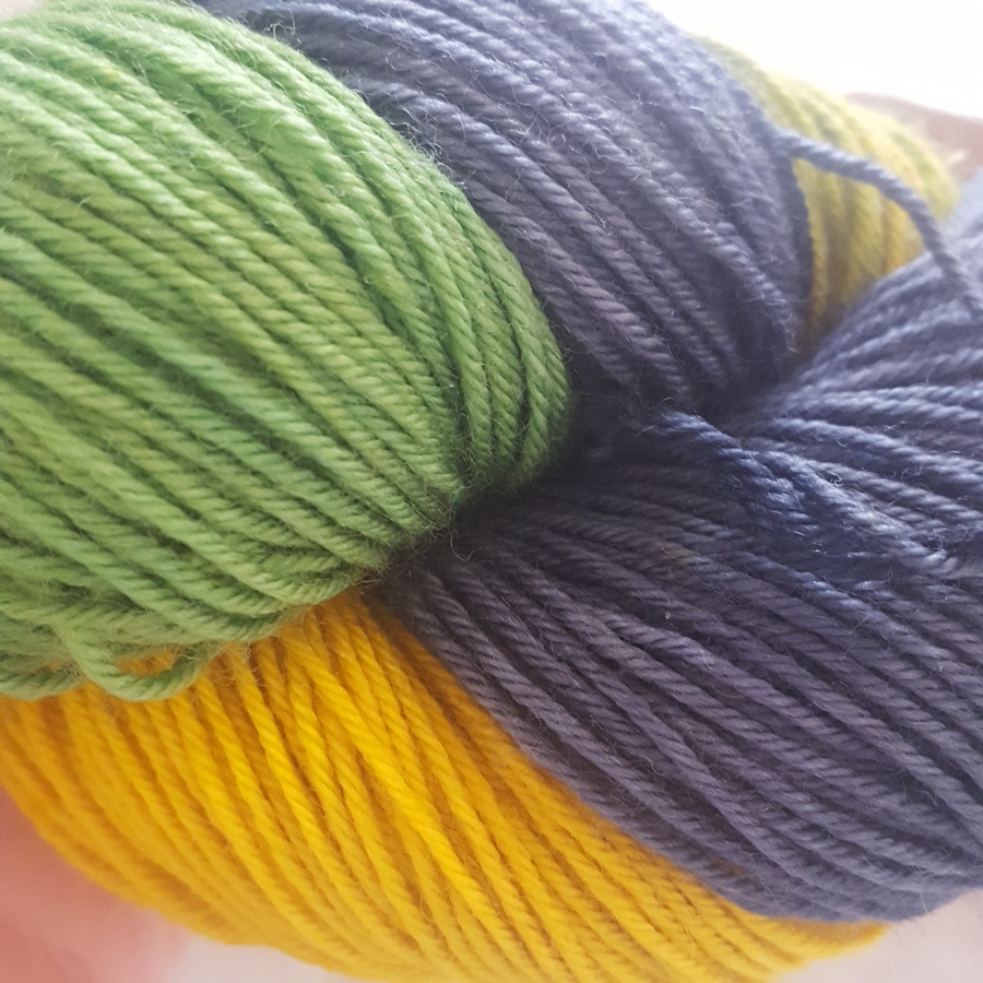 Hand dyed yarn (Harry Potter stash) 